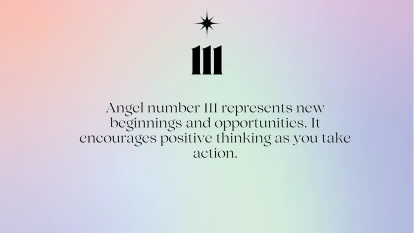 111 Angel Number: Channeling New Opportunities in Love, Career and ...