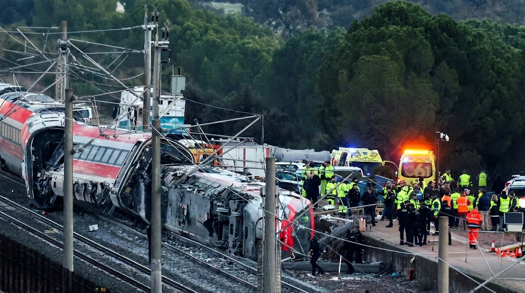 Two high-speed trains derail and crash in Spain - January 19, 2026 ...